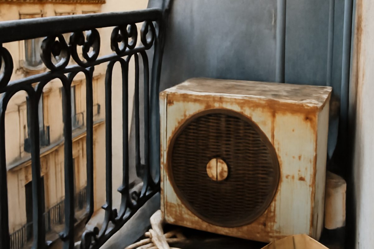 Balcon parisien groupe avant